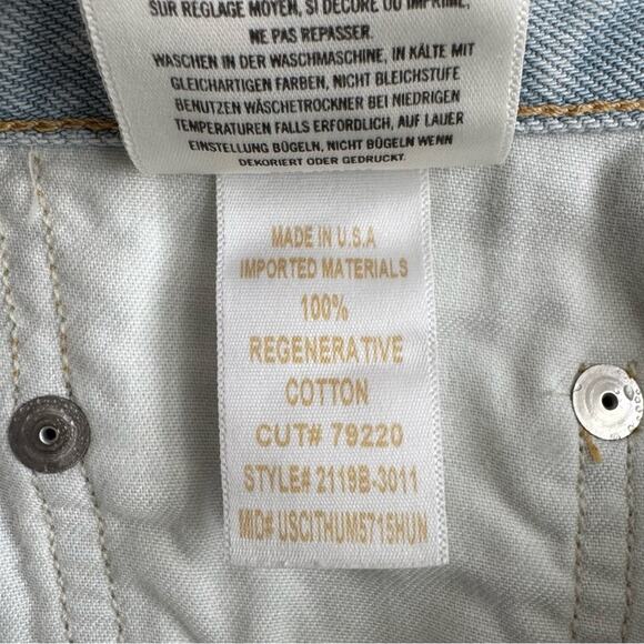 Citizens of Humanity Dahlia Bow Leg Baby Roll Jeans In Liri Light Wash Size 28 - Picture 8 of 16